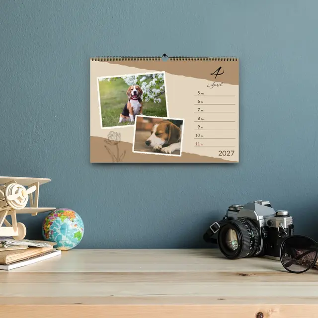 Wochenkalender Design Vintage Frames, A5 (Ansicht 2)