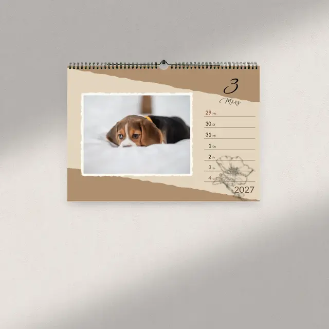 Wochenkalender Design Vintage Frames, A5