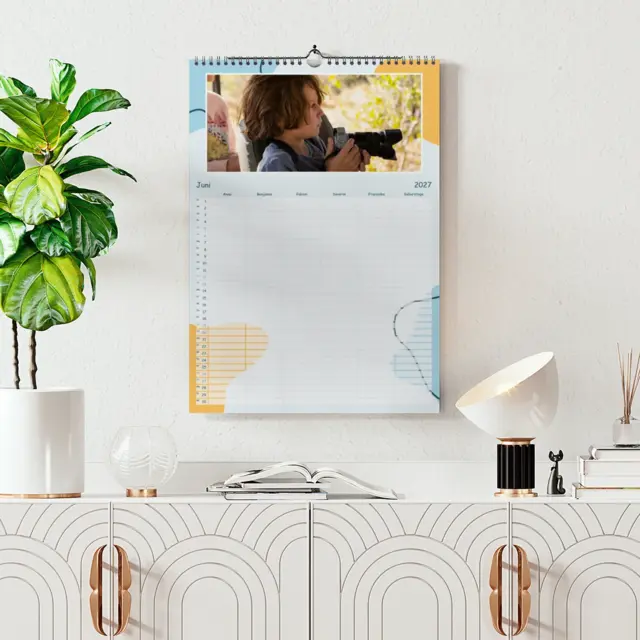 Familienplaner in A3 kreativ gestalten.