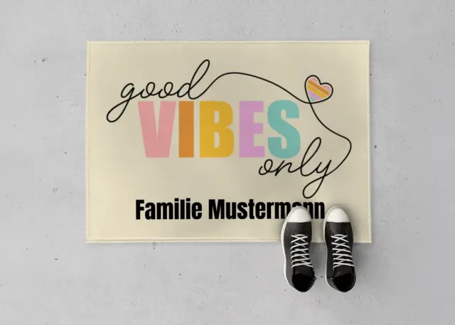 Fußmatte personalisieren