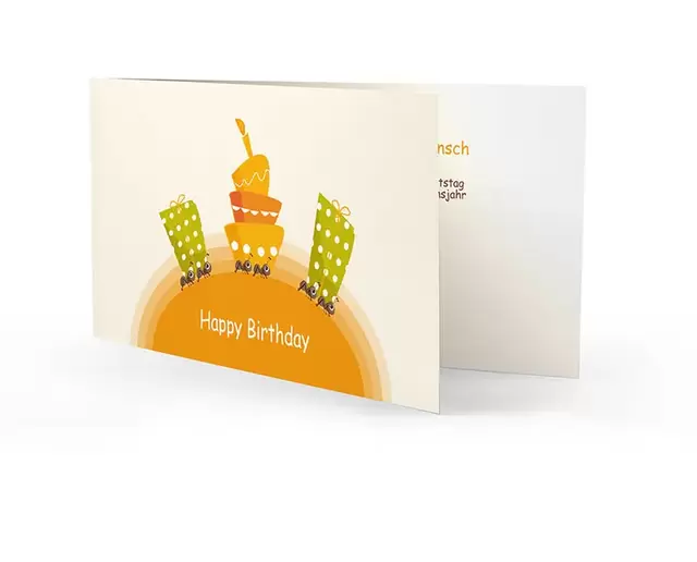 Individuelle Geburstagskarten drucken lassen