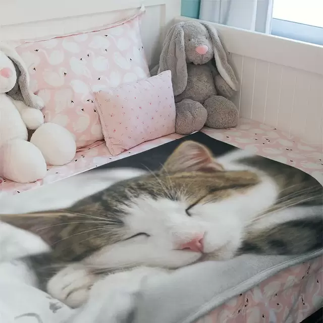 Auch als kleine Babydecke erhältlich