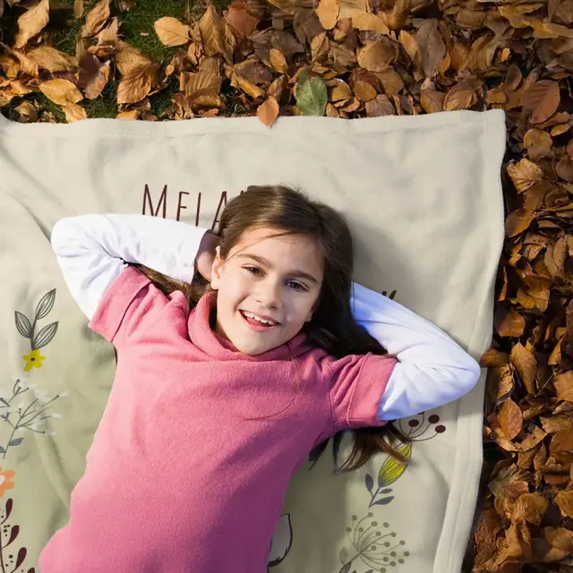 Auch als kleine Babydecke erhältlich