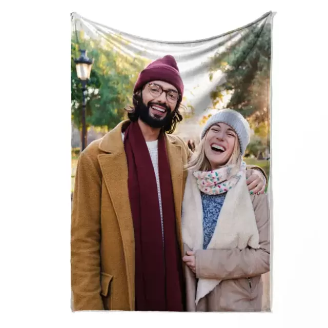 Kuscheldecke frei gestaltbar: Foto aussuchen, layouten und drucken lassen