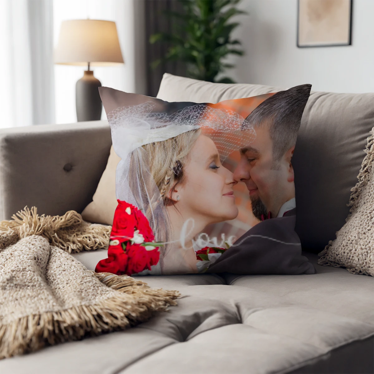 Design Love Samtkissen