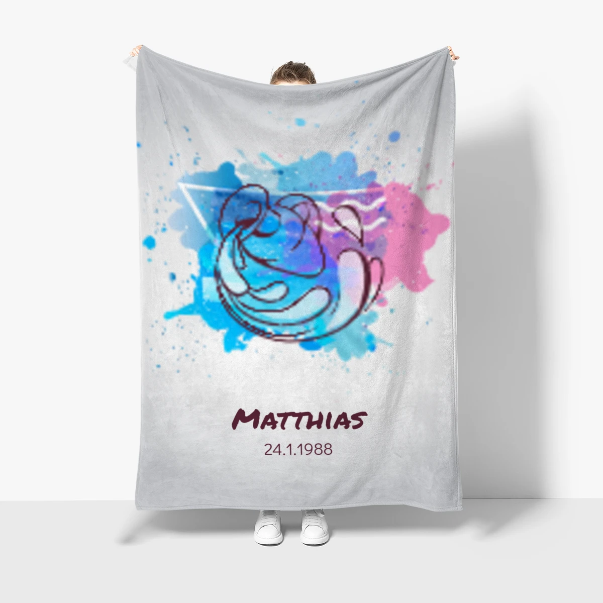 Wassermann Sternzeichendecke Splashes