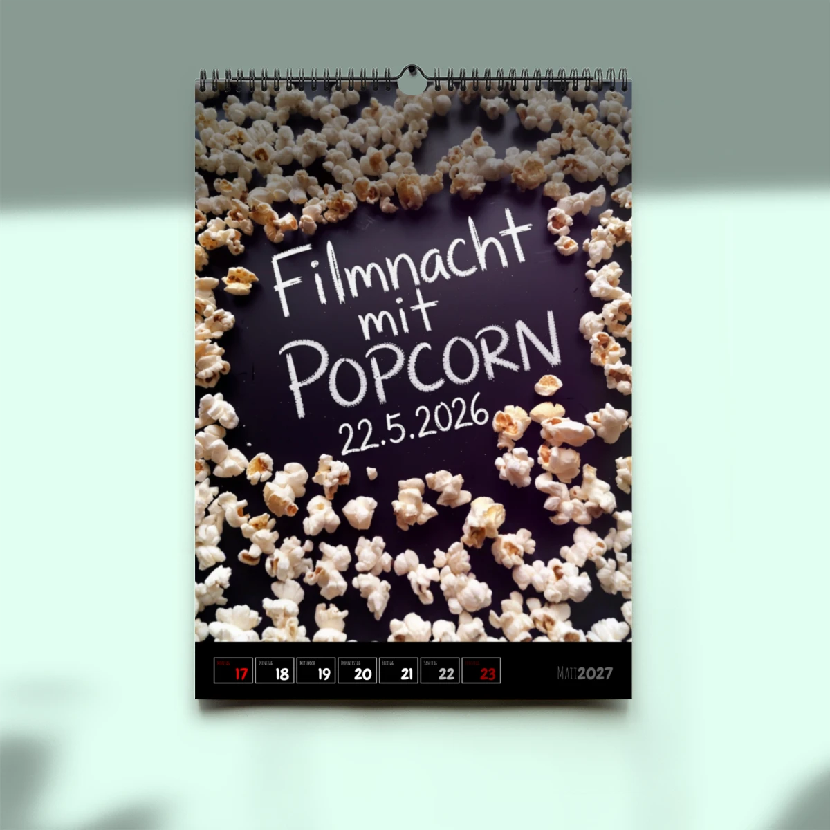 Wochenkalender als Partnerkalender mit Aktivitätsgutschein