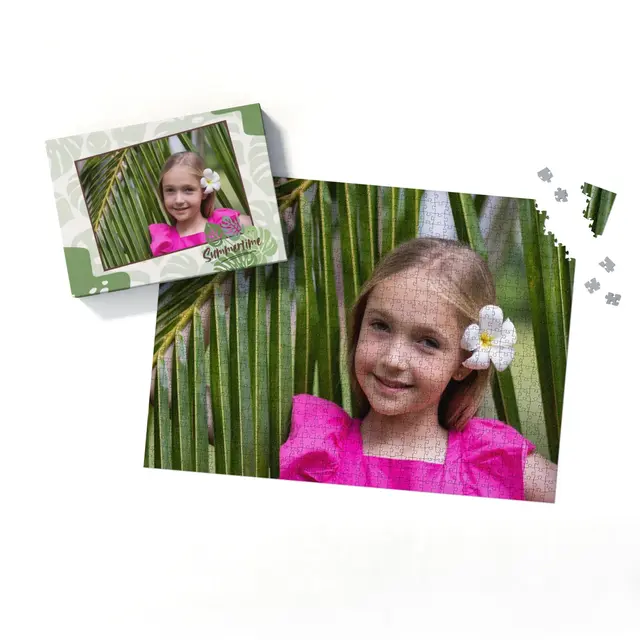 Puzzlebox mit Dschungelfeeling
