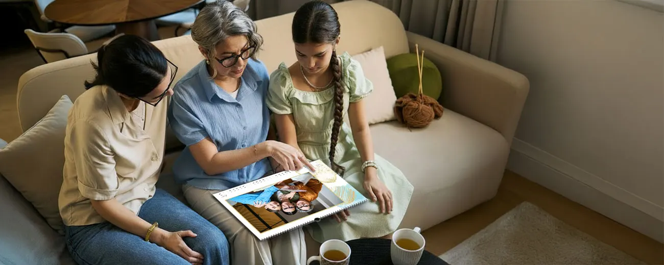 Fotokalender mit Familienfotos gestalten
