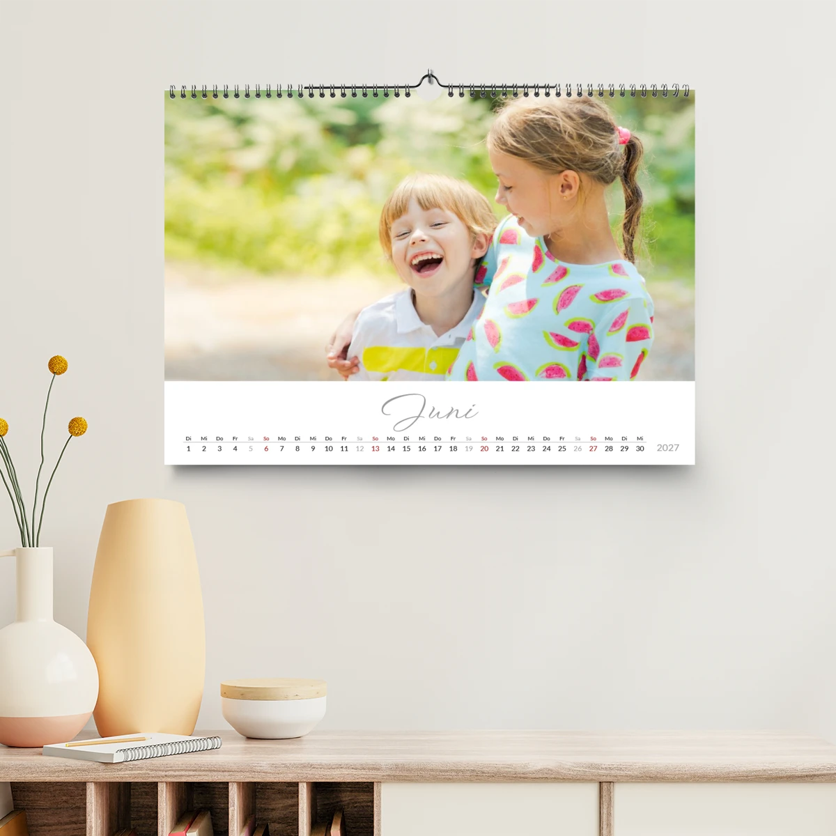 Klassisch schlichter Fotokalender - Design Classic Windsong