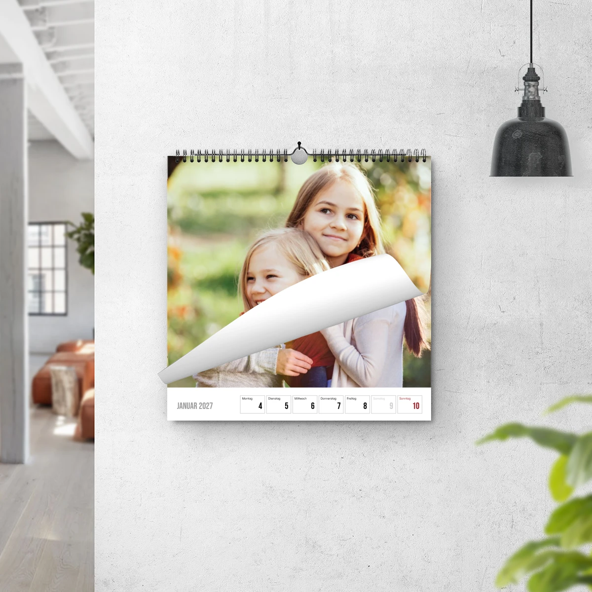 Wochenkalender mit 55 Einzelseiten im klassischen Design