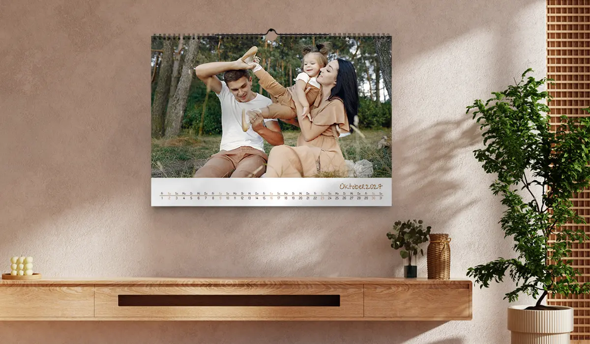 Monatskalender - der Klassiker an der Wand