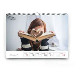 Wandkalender als Wochenkalender