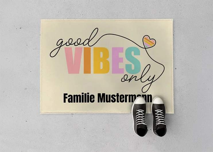 Fußmatte personalisieren