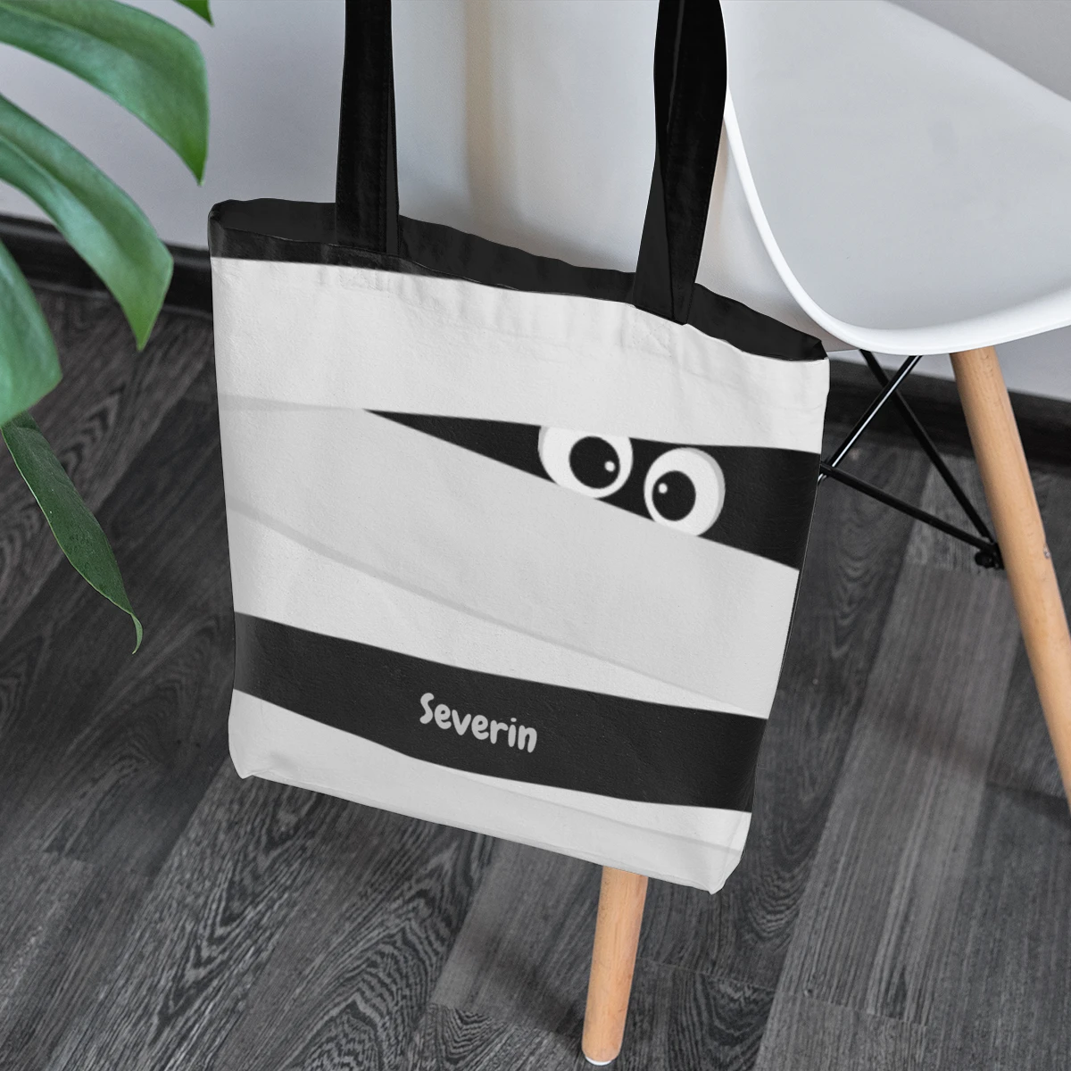 Stofftasche mit Mumienaufdruck