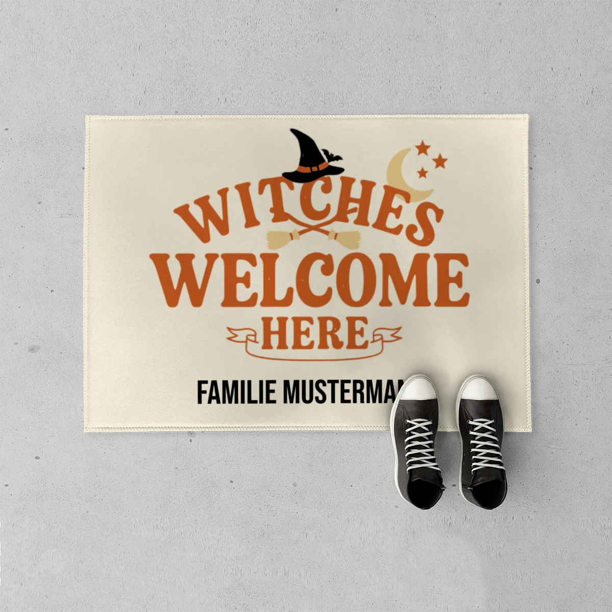 Fußmatte zu Halloween: Witches Welcome