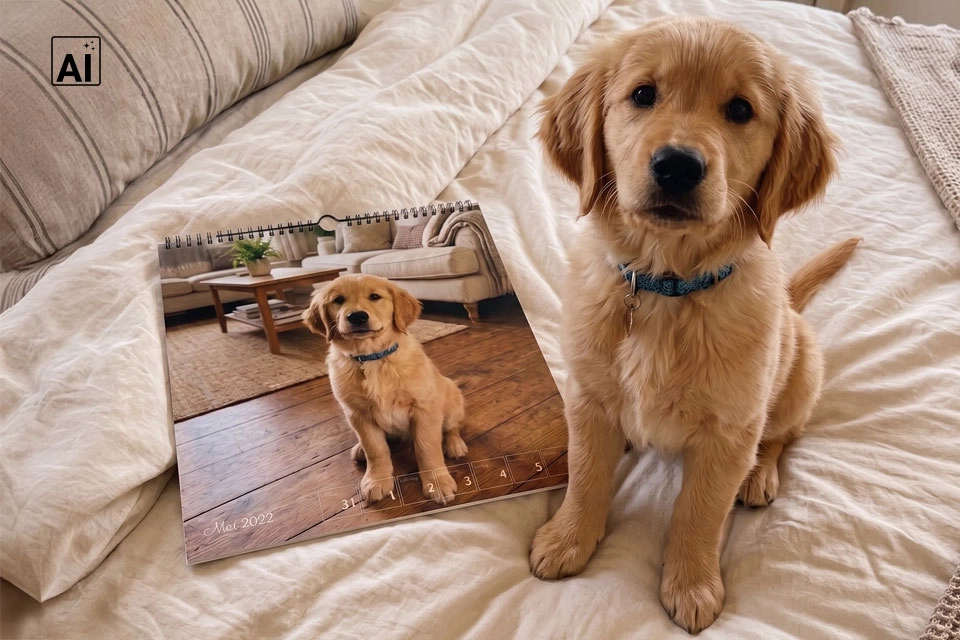 Hundemotive als Wandkalender