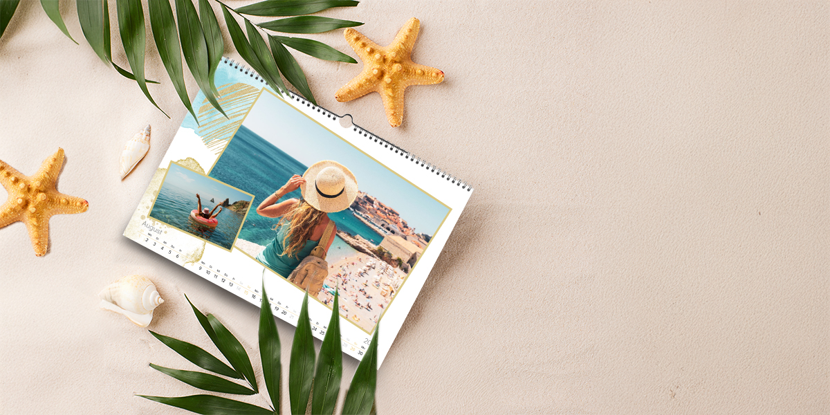 Wandkalender mit Urlaubserinnerungen gestalten