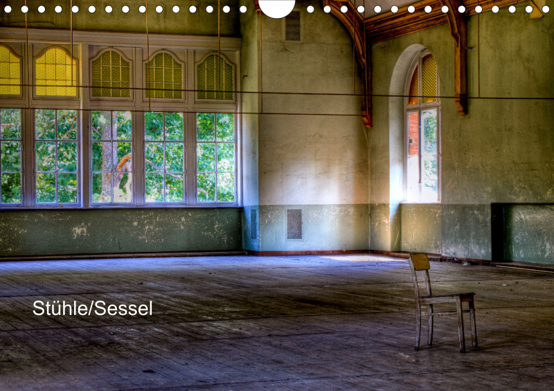 Stühle/Sessel in Lost Places - A4 - 2025