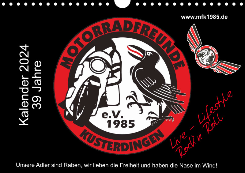 Motorradfreunde Kusterdingen Kalender 2024
