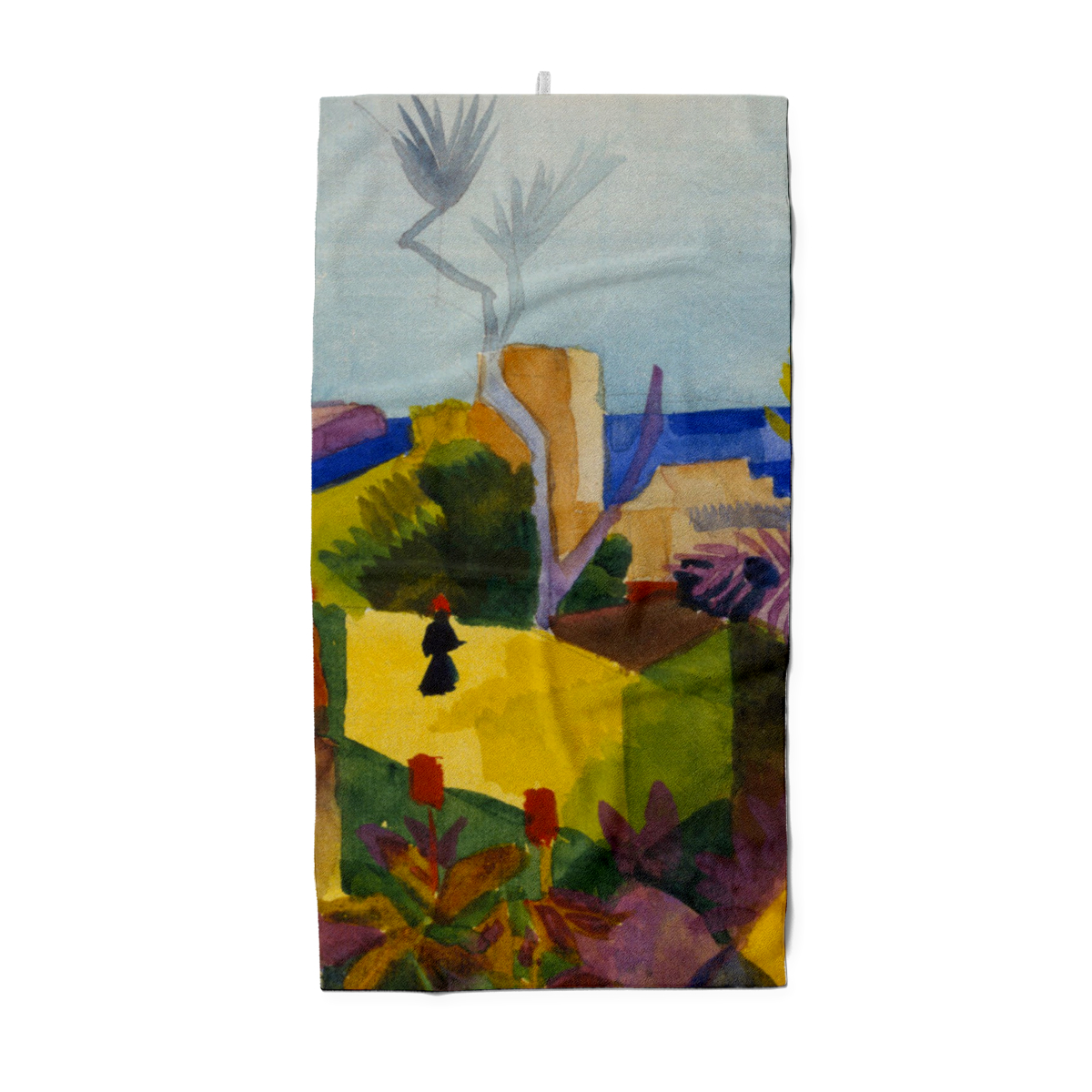 Handtuch Landschaft am Meer - August Macke