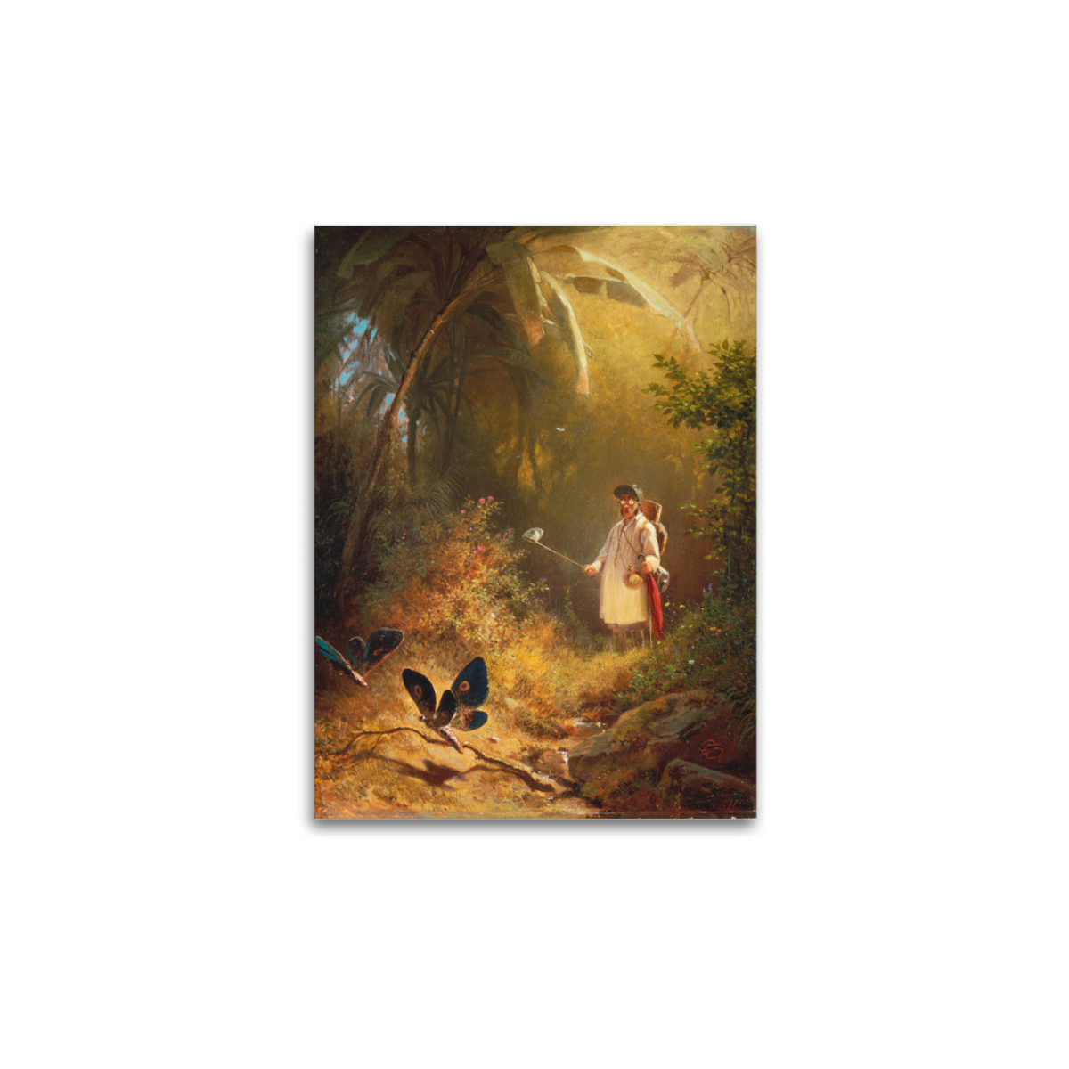 Premium-Leinwand Spitzweg