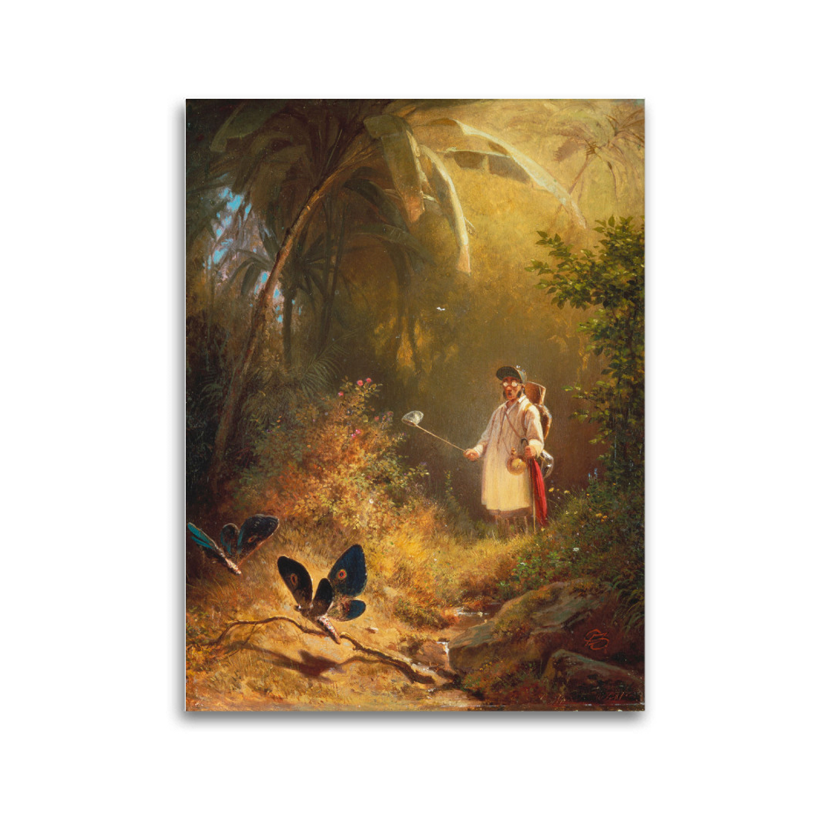 Premium-Leinwand Spitzweg