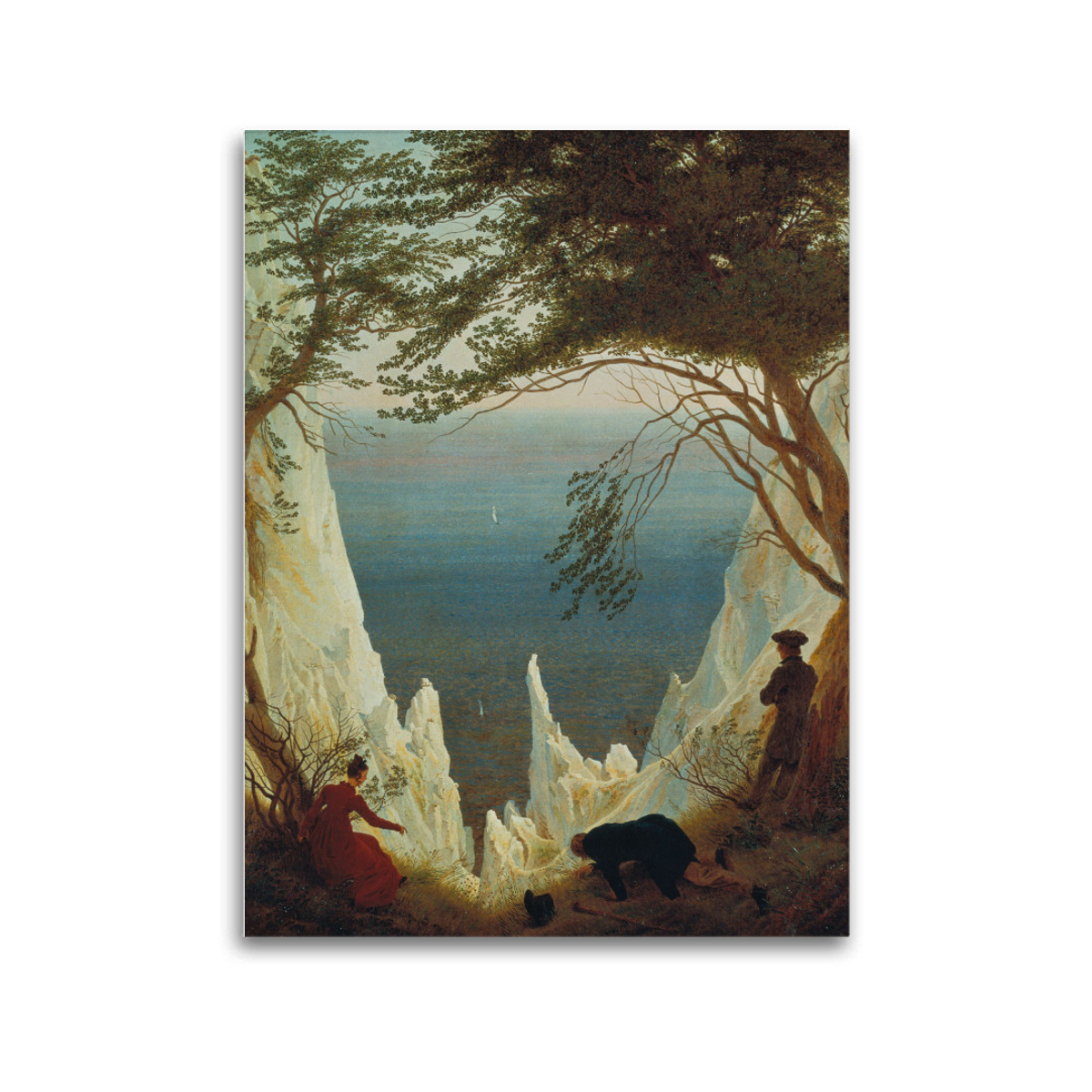 Premium-Leinwand Caspar David Friedrich