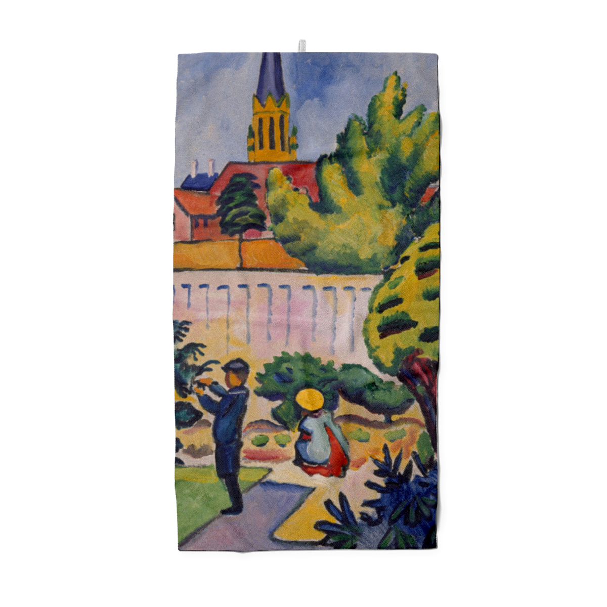 Handtuch Kinder im Garten - August Macke