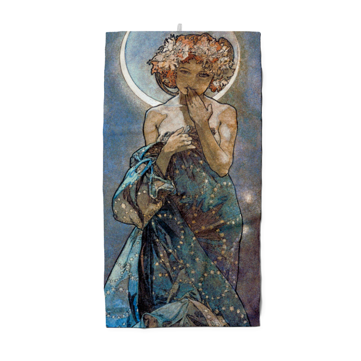 Handtuch Sterne: Der Mond - Alfons Mucha