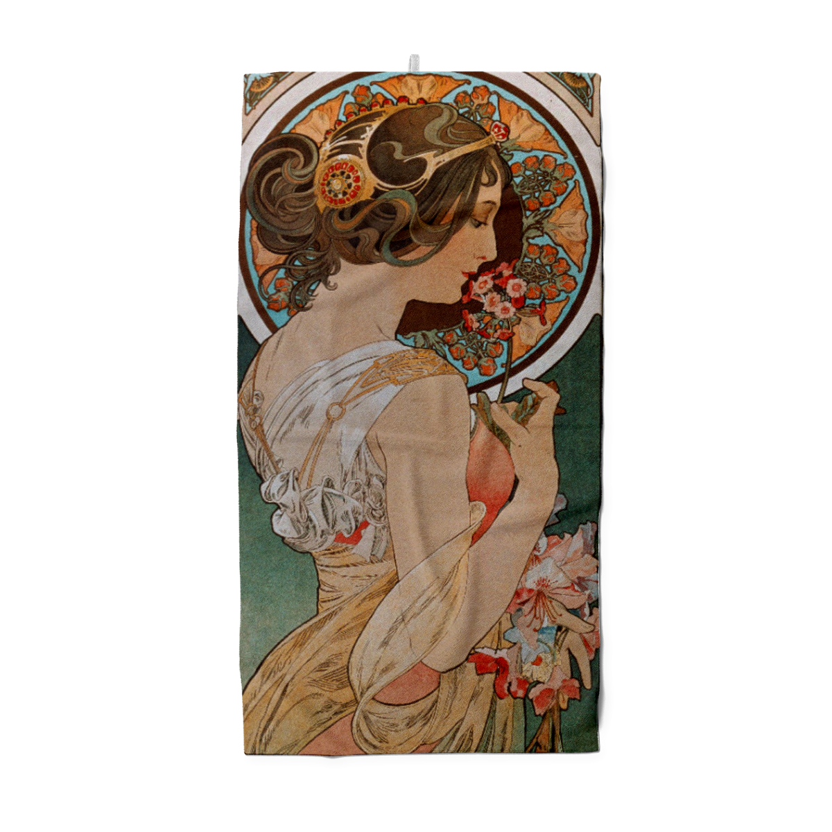 Handtuch Schlüsselblume - Alfons Mucha