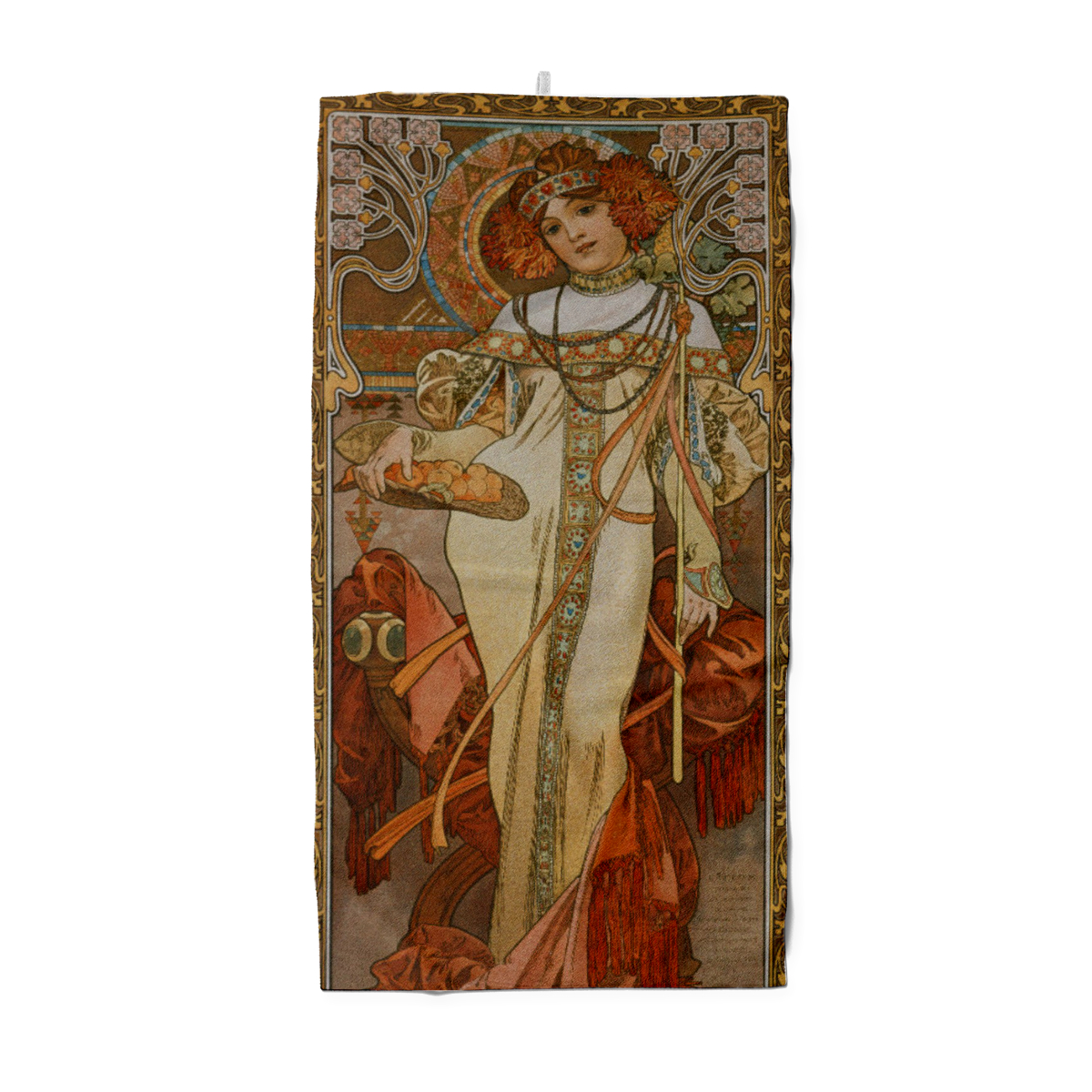 Badetuch Jahreszeiten: Der Herbst - Alfons Mucha