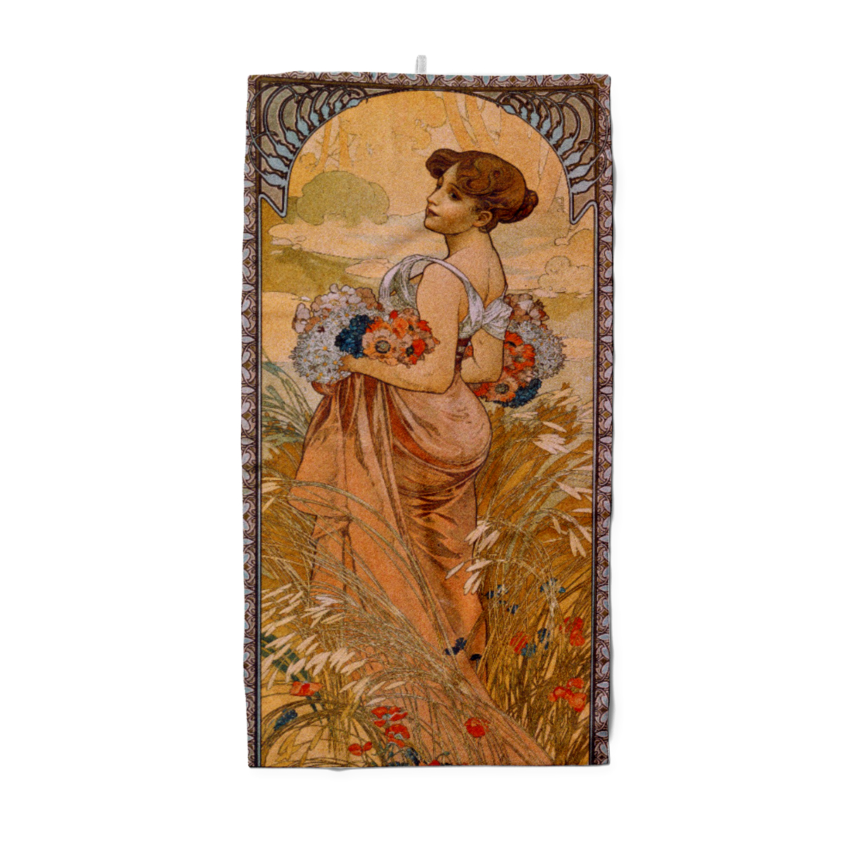 Badetuch Jahreszeiten: Der Sommer - Alfons Mucha