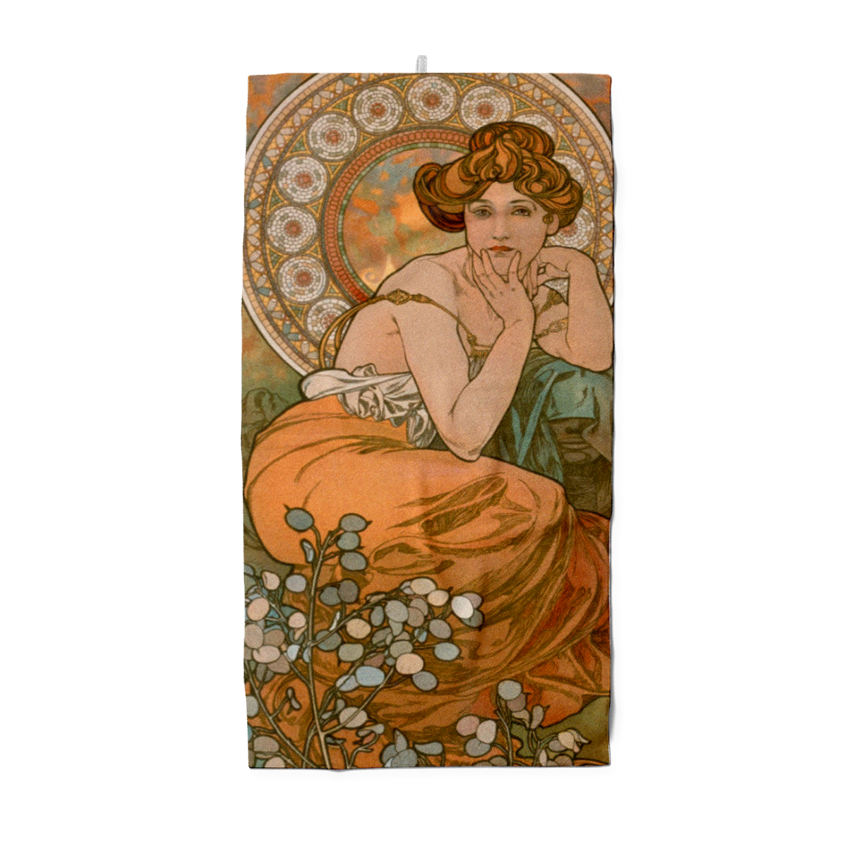 Duschtuch Edelsteine: Topas - Alfons Mucha