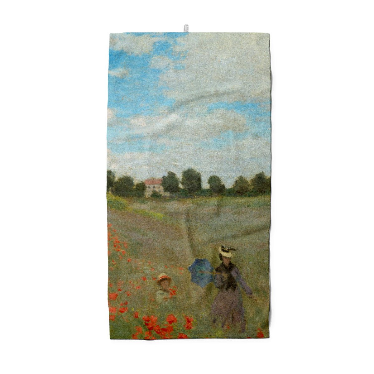 Duschtuch Mohnfeld bei Argenteuil - Claude Monet
