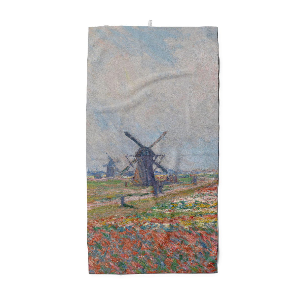 Badetuch Tulpenfelder in der Nähe von Den Haag - Claude Monet