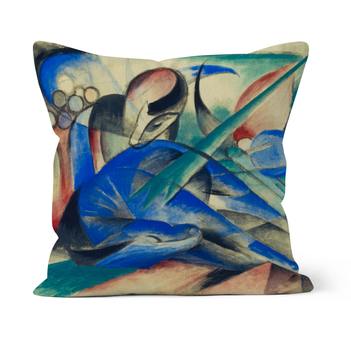 Samtkissenbezug Träumendes Pferd - Franz Marc
