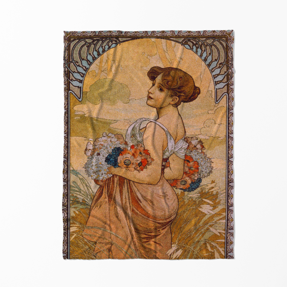 Kuscheldecke Jahreszeiten: Der Sommer - Mucha