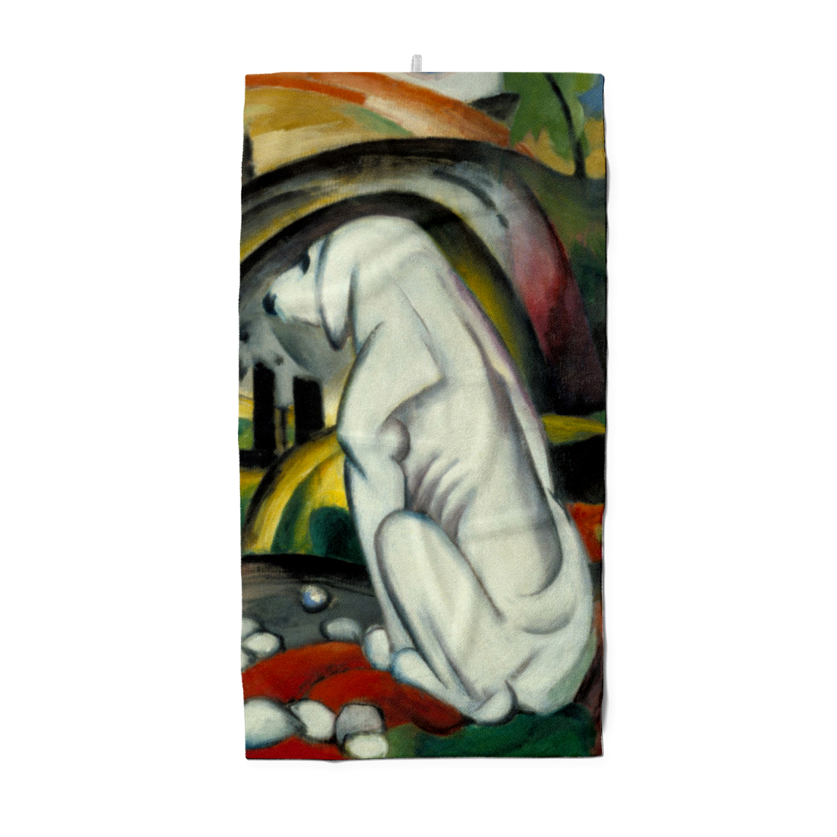 Handtuch Der weiße Hund - Franz Marc