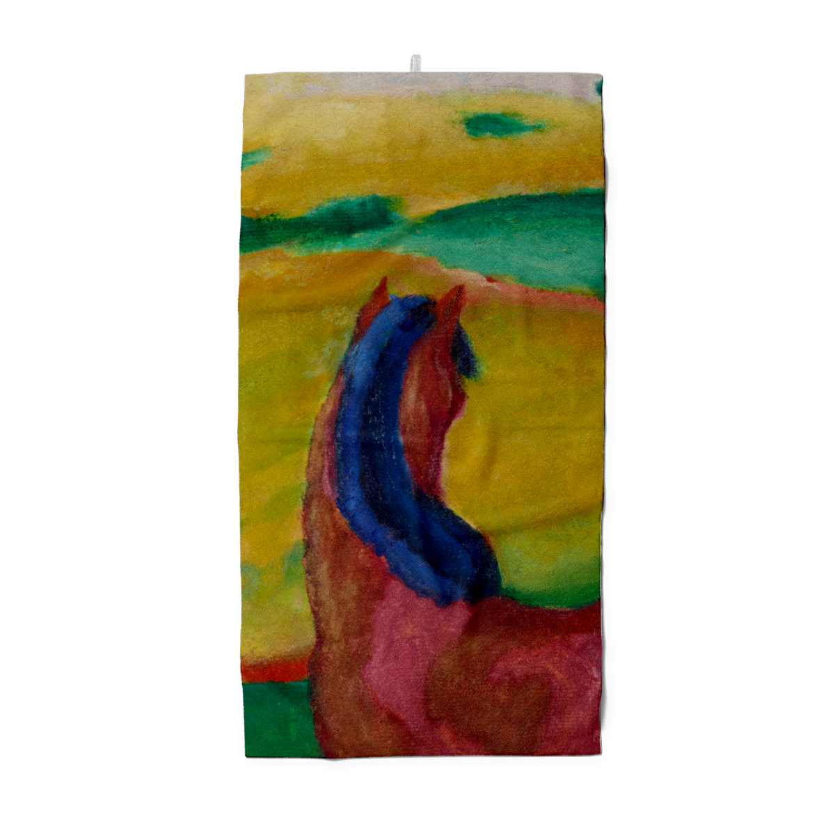Duschtuch Pferd in Landschaft - Franz Marc