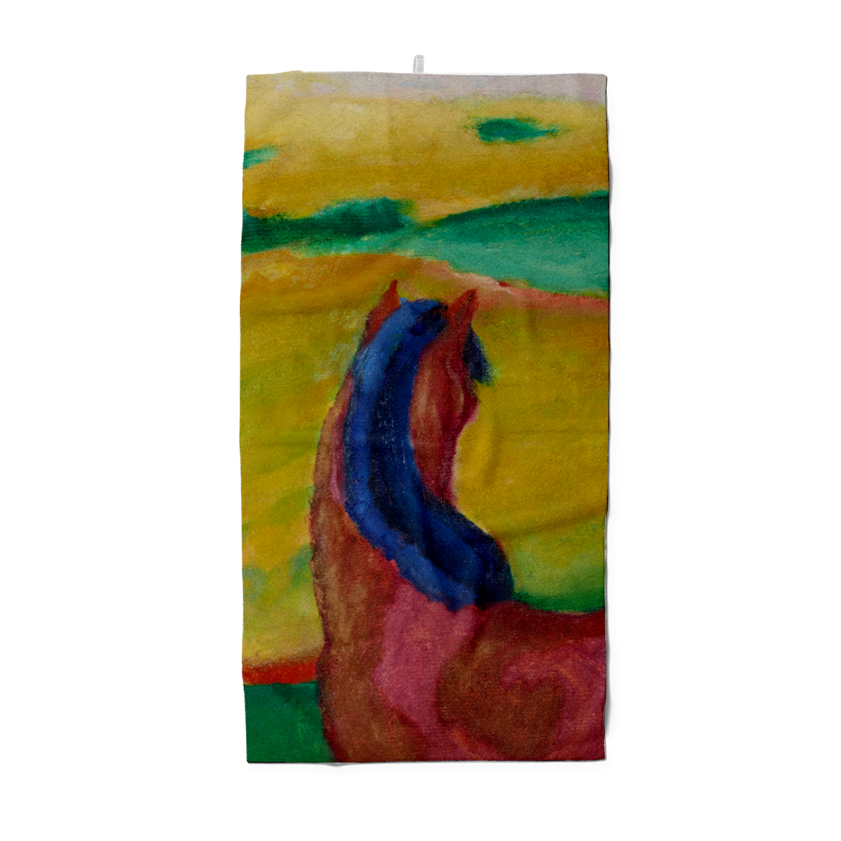 Badetuch Pferd in Landschaft - Franz Marc