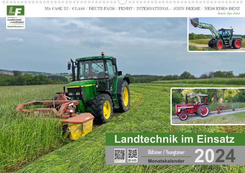 Landtechnikkalender 2024 / DIN-A2 Quer