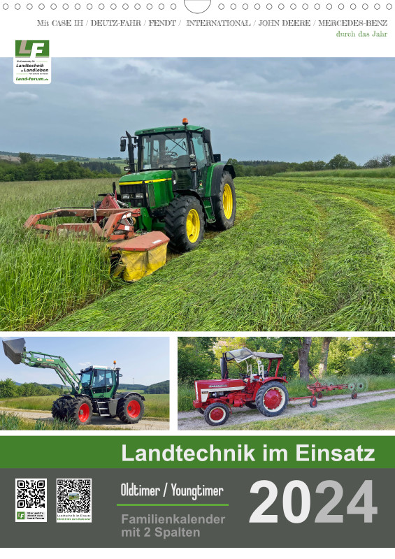 Familienkalender 2024 / 2 Spalten