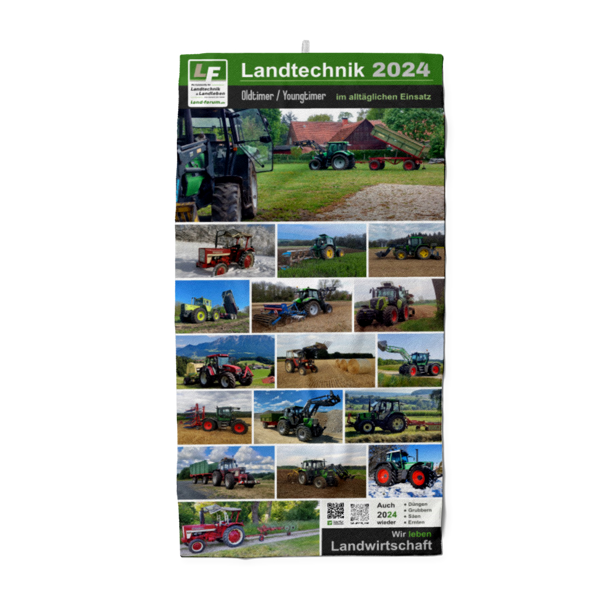 Landtechnik Handtuch 2024 / 50 x 100