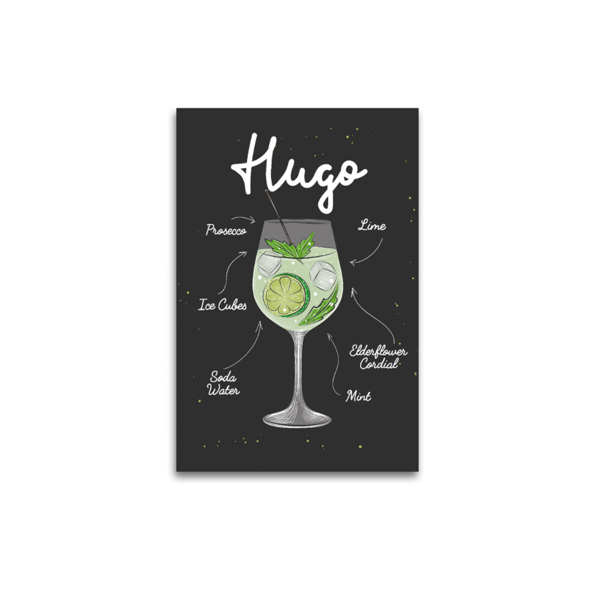 Leinwand Hugo Cocktail