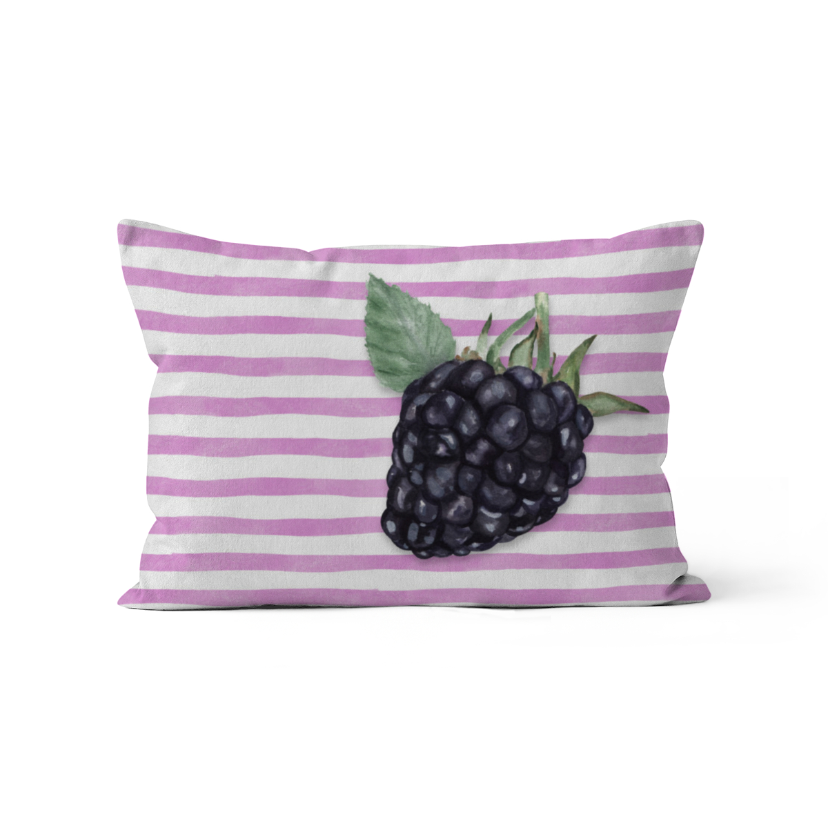 Samtkissenbezug Blackberry Stripes