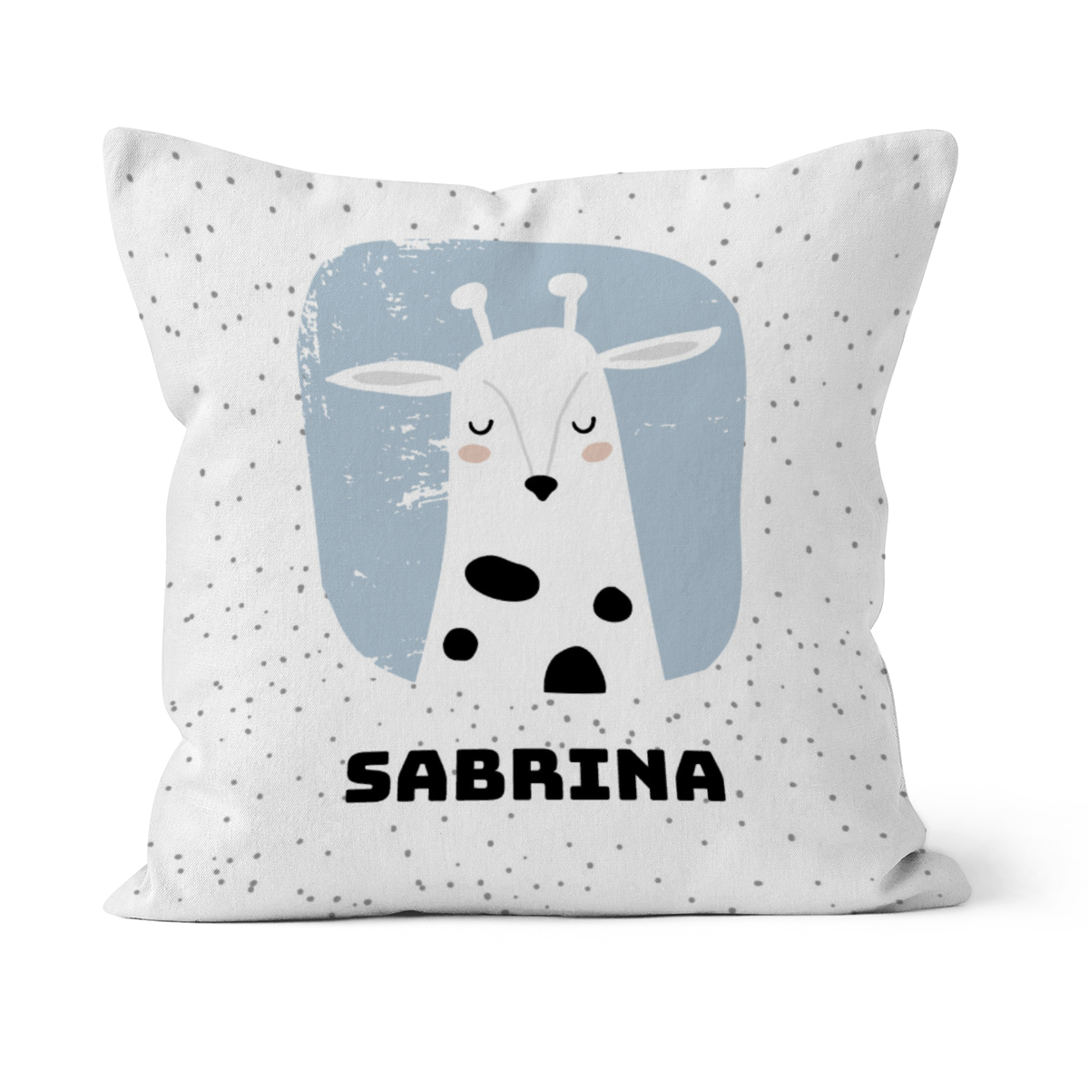 Samtkissenbezug Sweet Giraffe