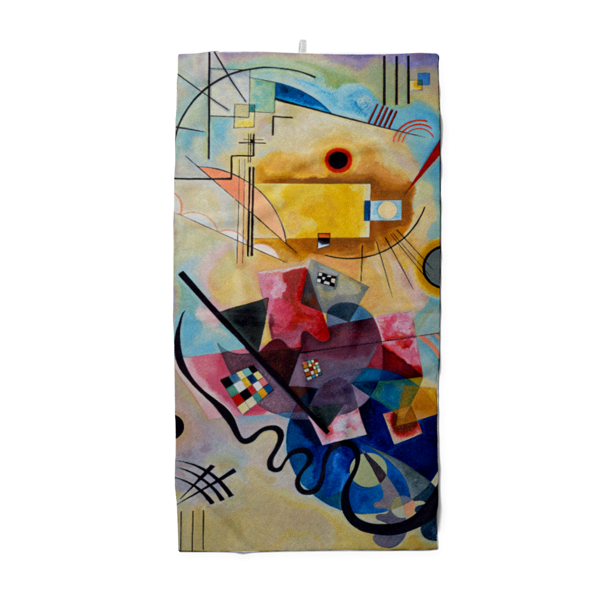 Badetuch Gelb,rot,blau - Wassily Kandinsky