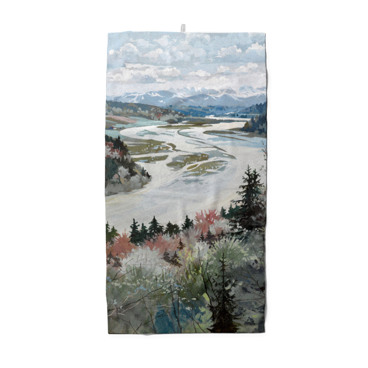 Badetuch Landschaft im Isartal - Alfred Haushofer