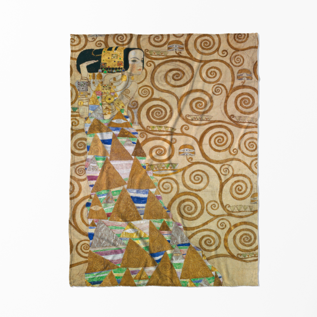 Kuscheldecke Die Erwartung Klimt